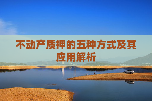 不动产质押的五种方式及其应用解析