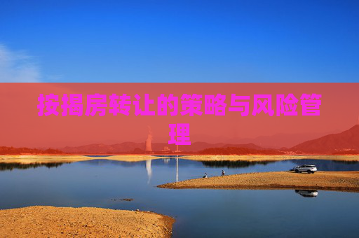 按揭房转让的策略与风险管理