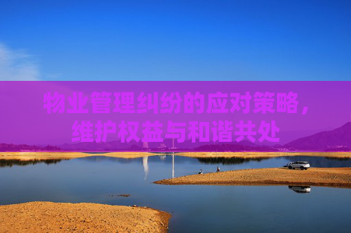 物业管理纠纷的应对策略，维护权益与和谐共处
