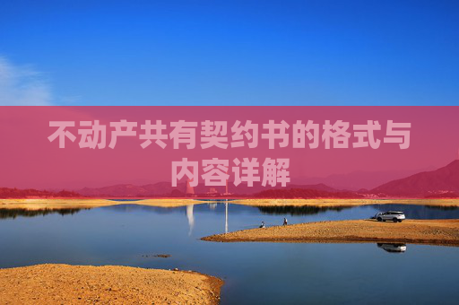 不动产共有契约书的格式与内容详解