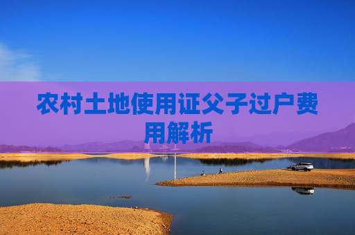 农村土地使用证父子过户费用解析