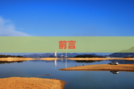 前言